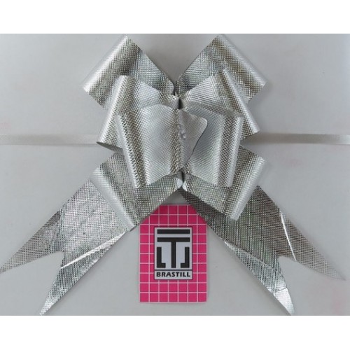 Laço Pronto Pingent Prata 3cm x 45cm